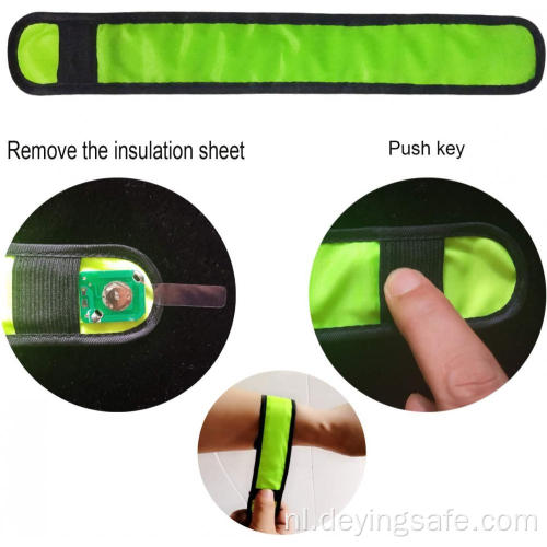 LED Slap Armbanden Glow in The Dark